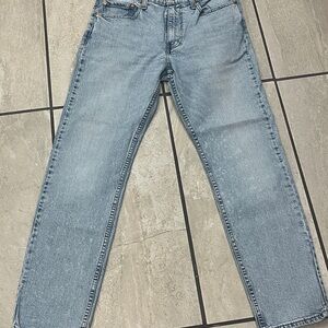 Levi’s 502 Jeans Men’s Sz 33x29 Tapered Fit Light BLUE Denim Stretch